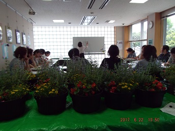 募集終了【5月25日開催】夏の花を楽しむ寄せ植え